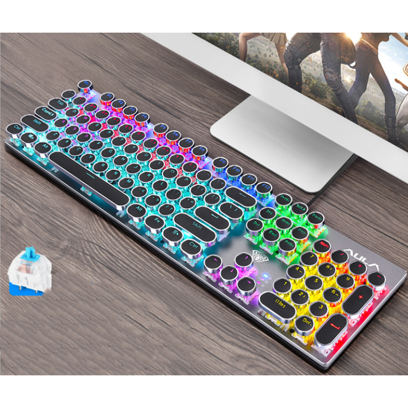Steampunk Game Real Mechanical Keyboard