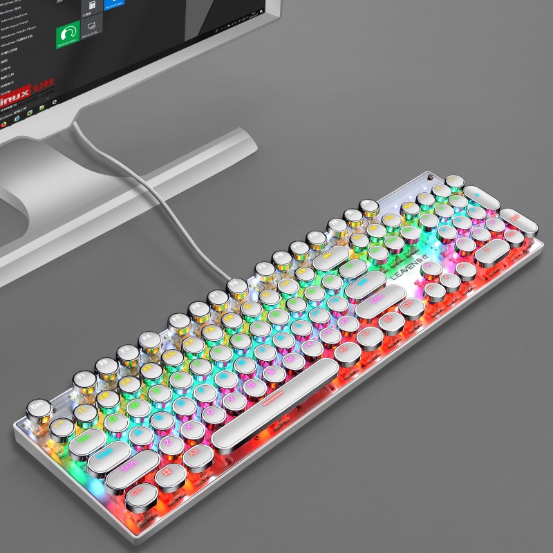Metal Mechanical Keyboard Green Axis