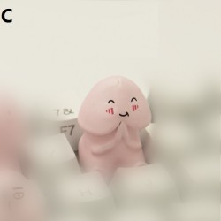 Cute Cartoon Expression Mechanical Keyboard