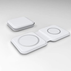 2 in 1 Magnetic Wireless Charger 15W Charging Dock Wireless QI Fast Charger