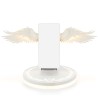 Universal Colorful LED Angel Wings Qi Wireless Charger Charge Dock For Mobile Phone Fast Charger