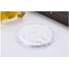 New Wireless Charging Dock Charger Crystal Round Charging Pad With Receiver For A-pple For Sanxing