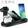 Wireless Charger 4 In 1 Charging Station For AppleIWatch Series 8 7 I-Phone 15 14 13 12 Pro Airpods Pro 3 2 Charging Stand Dock