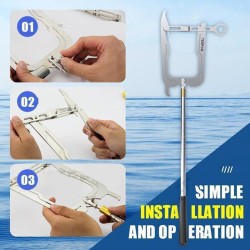 Thread Long Distance Dock Telescopic Hook Stop Ship
