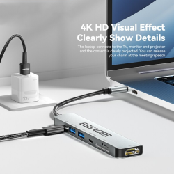 Multifunctional 7-in-1 Expansion Dock Cable Seperater