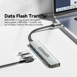 Multifunctional 7-in-1 Expansion Dock Cable Seperater