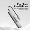 Multifunctional 7-in-1 Expansion Dock Cable Seperater