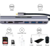 USB Type C Hub Adapter Dock With 4K HDMI