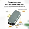 Type-c Multi-function Converter Expansion Dock 5 In 1