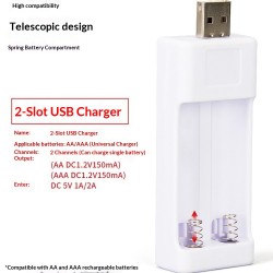 2-seat  3-seat  4-seat USB Battery Charging Dock