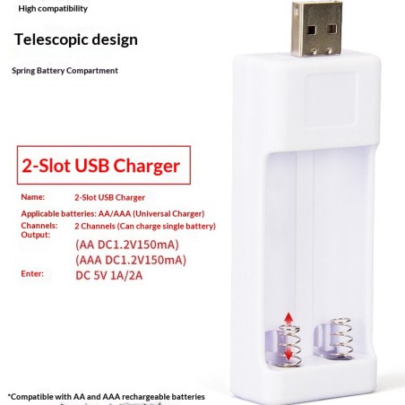 2-seat  3-seat  4-seat USB Battery Charging Dock
