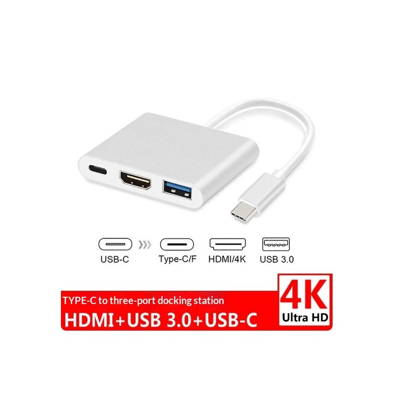 Usb3.1type-c To Hdmi Usb Pd Three-In-One Expansion Dock