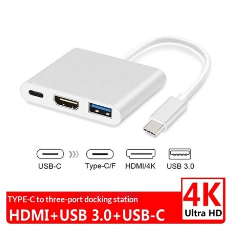 Usb3.1type-c To Hdmi Usb Pd Three-In-One Expansion Dock