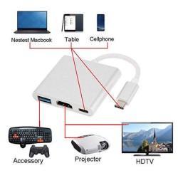 Usb3.1type-c To Hdmi Usb Pd Three-In-One Expansion Dock