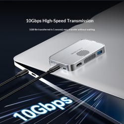 Magnetic SSD Enclosure Dock For Phones And Portable Hard Drives