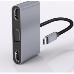 5 In 1 Multi-function Expansion Dock 4K Supports Multi-screen Display