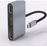 5 In 1 Multi-function Expansion Dock 4K Supports Multi-screen Display