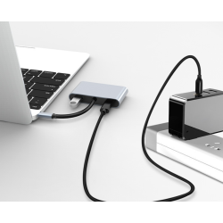 5 In 1 Multi-function Expansion Dock 4K Supports Multi-screen Display