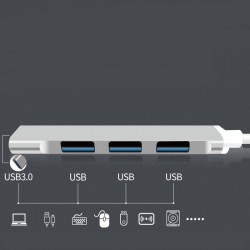 Docking Station Computer Hub Extender Splitter I Car Multi-Interface Expansion Dock