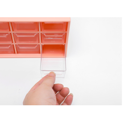 Organizer Storage Container Desk Organizer Stationery Plastic Transparent Box