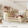High-end Rotatable Cosmetic Organizer For The Desk