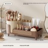 High-end Rotatable Cosmetic Organizer For The Desk