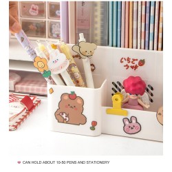 Kawaii Desk Organizer File Tray Book Stand Office Rack