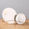 Stand Nordic Wrought Iron Mobile Phone Tablet Desktop Reading Organizer Storage Rack Decorative Desk Accessories