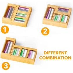 Kitchen Storage Drawer Organizer Box Food Sandwich Wrapper Organizer