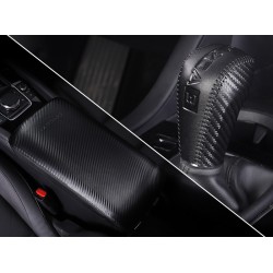 Central Gear Cover, Real Cowhide Gear, Interior Modification, Hand-Stitched Gear Cover