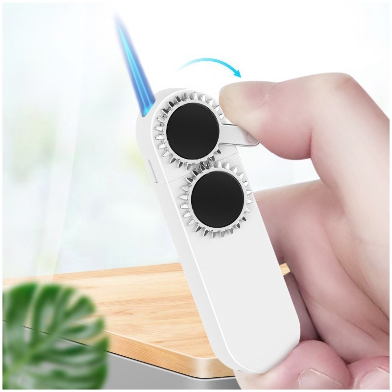 Creative Gear Rocker Arm Lighter Rotating Gear Windproof