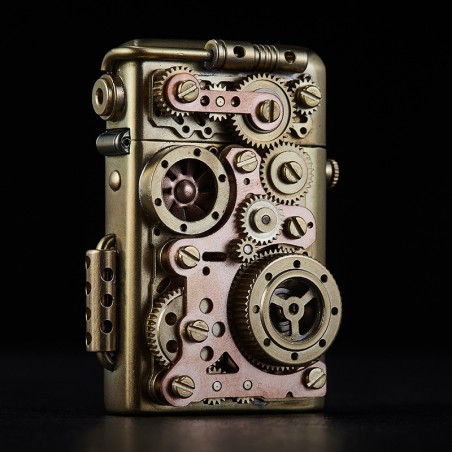 581 Double-layer Linkage Gear Shuttle Gear Kerosene Lighter