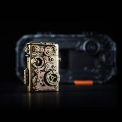 581 Double-layer Linkage Gear Shuttle Gear Kerosene Lighter