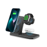 3 In 1 Magnetic Wireless Charger Stand 15W Fast Charging Dock Station Multiple Devices