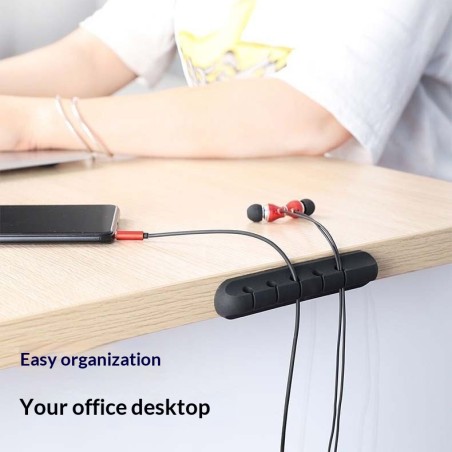 Cable Organizer Silicone Desk Cable Holder