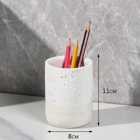 Sophisticated Creative Pen Holder Office Desk Stationery Organizer Box