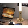 Smart Home Wooden Small Night Lamp Lamp LED Induction