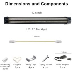 LED UV Smart Lamp Bar Stage