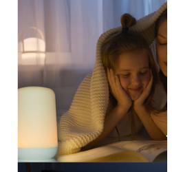 Smart Desk Lamp Dimmable RGB Atmosphere Bedroom Bedside Lamp LED