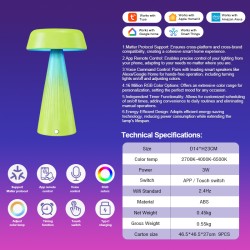 Graffiti Smart Matter Charging Desk Lamp