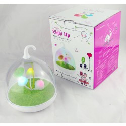 Smart touch table lamp cartoon charming colorful mushroom lamp bedroom warm atmosphere lamp