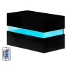 Simple Black Smart LED Lamp Bedside Table