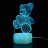 Creative Smart Colorful Touch Crack Table Lamp