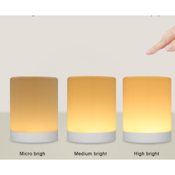 Smart LED light colorful atmosphere lamp bedside