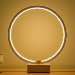 Smart Solid Wood Led Small Night Lamp