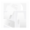Bluetooth night light smart sensor bedside lamp mini corridor bathroom bedroom lamp