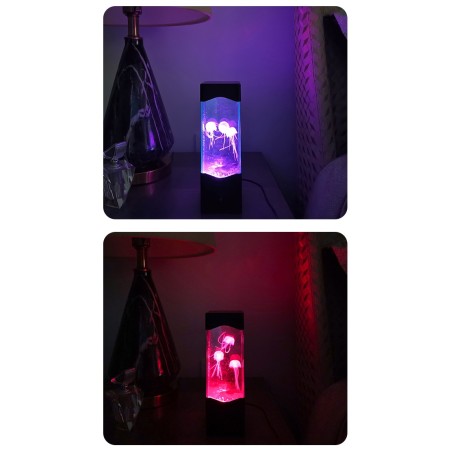 Led Colorful Mute Simulation Jellyfish Lamp Modern Home Gift Smart Table Lamp Small Night Lamp