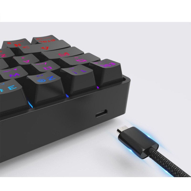 Wireless Bluetooth Keyboard Colorful PBT Keycaps Mechanical Keyboard