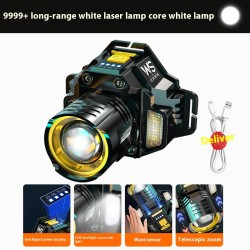 USB Charging Emergency Smart Headset Outdoor Lighting Lamp