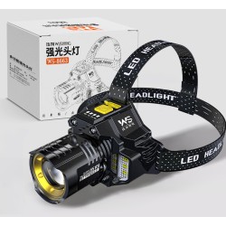 USB Charging Emergency Smart Headset Outdoor Lighting Lamp